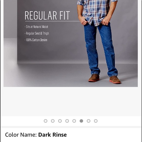 NWT WRANGLER MEN’S AUTHENTIC CLASSIC REGULAR FIT JEANS - Picture 7 of 9